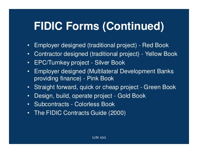 Fidic Gold Book
